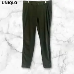 ユニクロ　スリムフィットパンツ　ウエストゴム　綿混　ストレッチ　XXL ゆったり