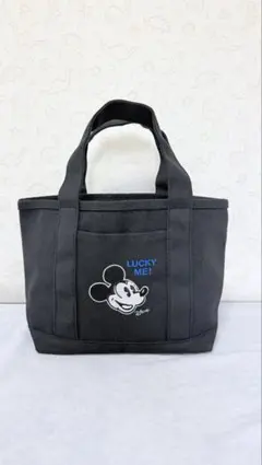 Shinzone ミッキー キャンバス トートバッグ 黒のサムネイル