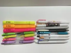 ペン15本まとめ売り！SARASA・クレヨンマーカーなど
