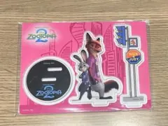 ズートピア　Happyくじ　G賞　アクリルスタンドプロップス