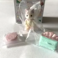 シルバニアファミリー赤ちゃん家具コレクションゆめいろマーメイドラテネコの赤ちゃん