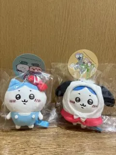 【新品タグ付】ちいかわ×サンリオキャラクターズ　ぷちミニマスコット　2種セット