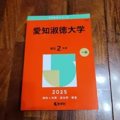 愛知淑徳大学 2025年版 大学入試シリーズ 赤本 - メルカリ