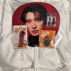 向井康二　SnowMan うちわ　アクスタ　ミラーステッカー　クリアステッカー