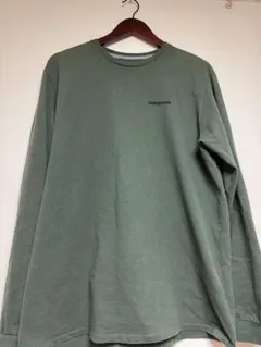 古着　Patagonia ロンT L モスグリーン