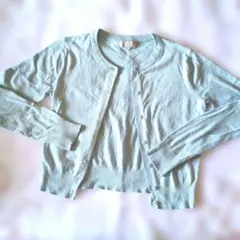 H&M ライトブルー 長袖カーディガンのサムネイル