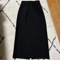 黒のタイトスカート スリット入り Fサイズのサムネイル