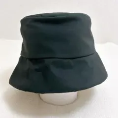 mamekurogouchi 刺繍バケットハット ブラック 58㎝ - メルカリ