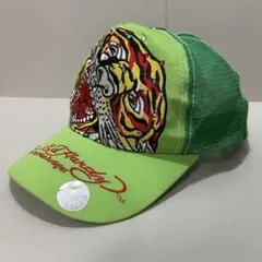 y2k archive ed hardy エドバーディー 虎刺繍 キャップのサムネイル