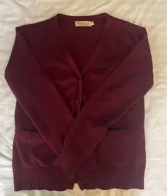 学生　赤カーディガン　Mサイズ