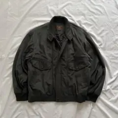 00's vintage スエード調 中綿ブルゾン 短丈 アメカジ シティー