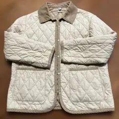 UNIQLO キルティングジャケット ベージュ 140