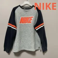 は*し様 NIKE トレーナー　古着　used 160 グレー　ブラック　Y2K