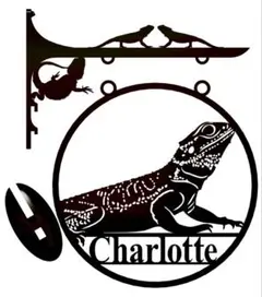 シャルル様専用　フトアゴヒゲトカゲ　吊看板！ビッグ、超ビッグ　セット