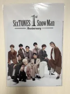SixTONES/Snow Man １周年記念限定！クリアファイル