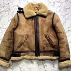 USA製】Schott B-3 ムートン フライトジャケット 40 短丈 - メルカリ