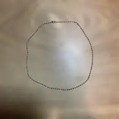 シルバー ボールチェーン ネックレス50センチ