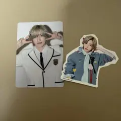 HARDWORK なにわ男子 ファミクラ盤 特典 ステッカー トレカ 道枝駿佑