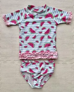 2T 90 ラッフルバッツ 女の子 ベビー水着 ラッシュガード