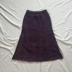 ニットロングスカート　派手　y2k 平成レトロ