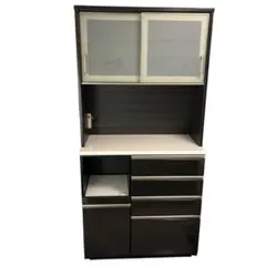 送料込　ニトリ キッチンボード ポスティア100KBWH 高級感のある光沢仕上げ 送料込 ニトリ キッチンボード ポスティア100KBWH 高級感のある