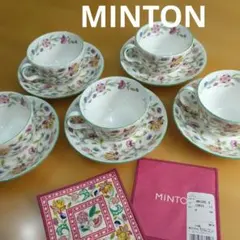 MINTON ハドンホール 花柄 ティーカップセット 5客