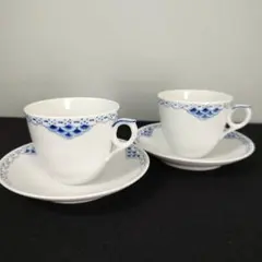 ロイヤルコペンハーゲン　プリンセス　カップ＆ソーサー　ペア
