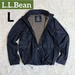 L.L.Bean ナイロンジャケット　ブルゾン　ドローコード　ブラック　L