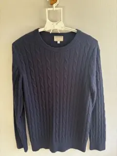 ユナイテッドアローズ カシミヤ100% ケーブルクルーネックニット