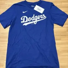 新品タグ付ロサンゼルスドジャース半袖Tシャツ青大谷翔平 キッズLサイズ（女性S）
