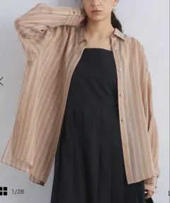 ＊未使用＊green label relaxing ストライプシャツ