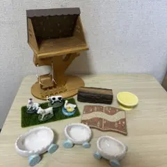 ナチュラルキッチン　丸太ベンチ　エッグカー　オブジェ台　ツリー　ディスプレイ