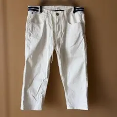 メンズNavy チノパンツ ホワイトＭ　クロップド丈のサムネイル