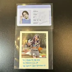 TWICE ダヒョンセット ポラロイド、IDカード