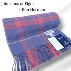 Johnstons of Elgin×ロンハーマン ストール カシミヤ100% Johnstons of Elgin ロンハーマン別注 カシミヤストール - メルカリ