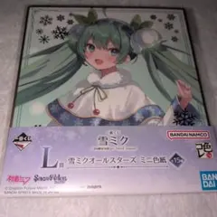 初音ミク　SNOW MIKU　2025　L賞　ミニ色紙　②のサムネイル