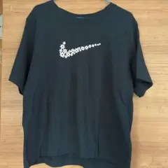 柄ロゴ ナイキ レディース 半袖 Tシャツ NIKE ウィメンズ 　黒のサムネイル
