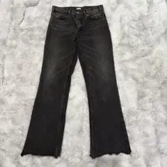 美品♡INSCRIRE 002 Flare Denim カットオフ ブラック