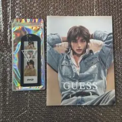 guess カタログ デニムキーリング パンフレット キーホルダー