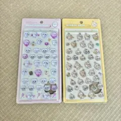 ちいかわ 3Dステッカーセット 2枚　ボンボンドロップシール 風