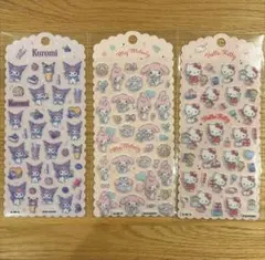 サンリオ Sanrio フェルトシール 3種セット クロミ マイメロ キティ