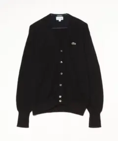 ラコステ ニットカーディガン　ブラック　Mサイズ