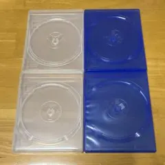 PS4 블루레이 케이스 4종 세트 클리어 블루