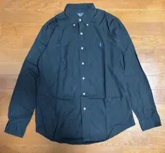 【美品】Ralph Lauren ブラック 長袖シャツ M