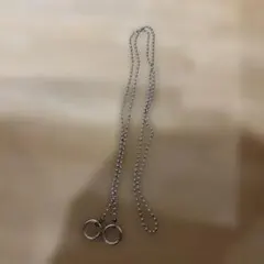 チェーンストラップ スマホ ショルダー ストラップ　シルバー
