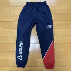 umbro 長ズボン ネイビーxレッド 150