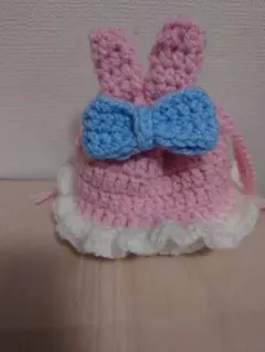 おぱんちゅうさぎ風の巾着袋