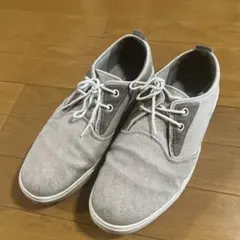 Timberland グレー キャンバス スニーカー　26cm