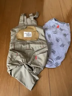 【RADICA】オーバーオールと半袖TシャツのセットLサイズのサムネイル