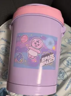 おぱんちゅうさぎ 蓋付きゴミ箱 シャンブル